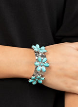 Load image into Gallery viewer, Turquoise and Silver Adjustable Bracelet
