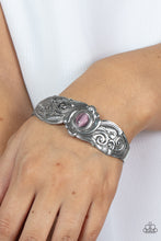 Load image into Gallery viewer, Glowing Enchantment Purple and Silver Bracelet
