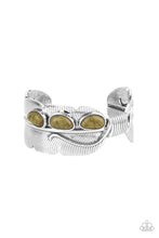 Load image into Gallery viewer, River Bend Relic Green Southwestern Cuff Bracelet
