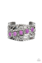 Load image into Gallery viewer, &quot;Welcome to the Badlands&quot; - Purple and Silver Bracelet
