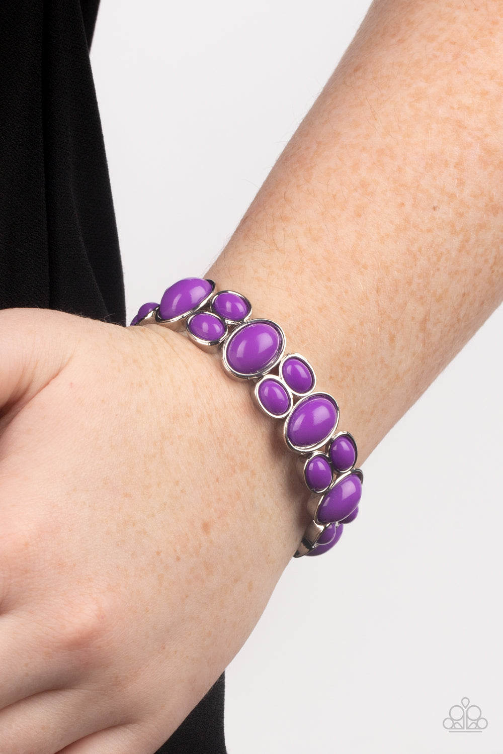 Tic Tac Dance Purple Adjustable Bracelet