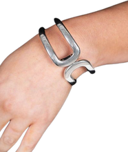 Load image into Gallery viewer, Empress Silver Cuff Bracelet
