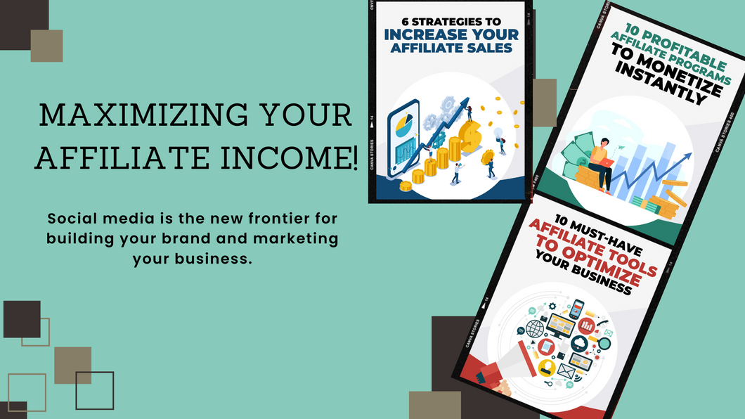 Maximizing Your Affiliate Income 3-Part E-books