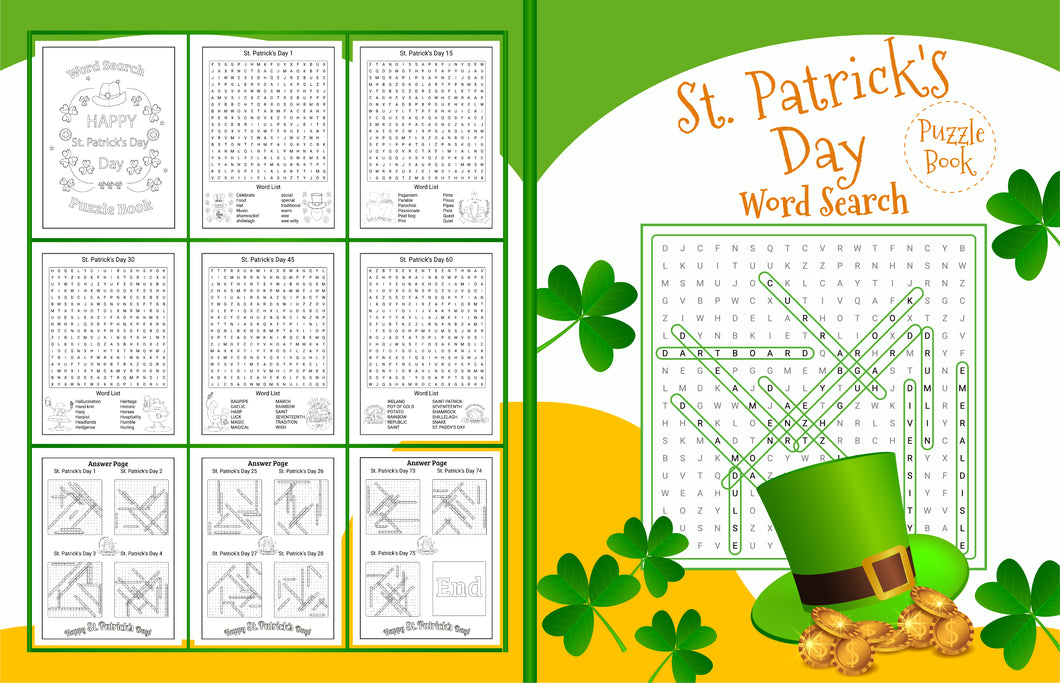 St. Patrick's Day Word Search Ebook