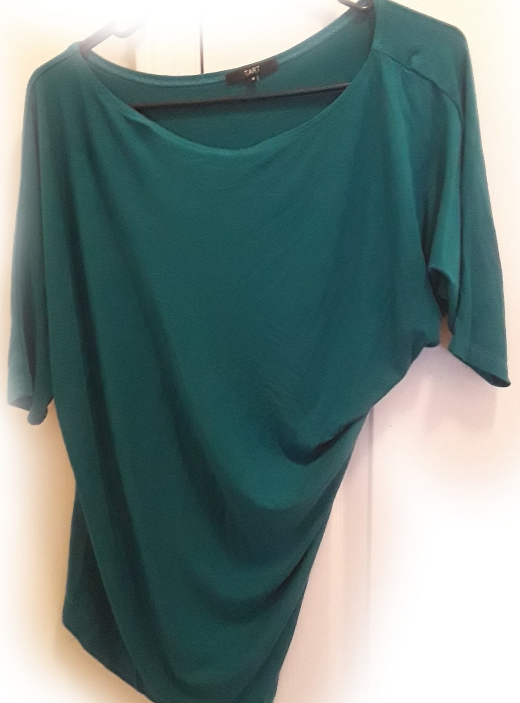 Short Sleeve A-Line Teal Green Shirt