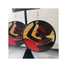 Load image into Gallery viewer, African Woman Fashion Earrings
