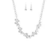 Load image into Gallery viewer, Rhinestone Flowery Necklace,Earring, Bracelet Set
